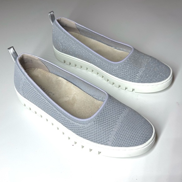 Vionic Womens Uptown Skimmer Shimmer Gray Knit Slip-on Comfort Shoes Size 7.5 - Picture 1 of 10